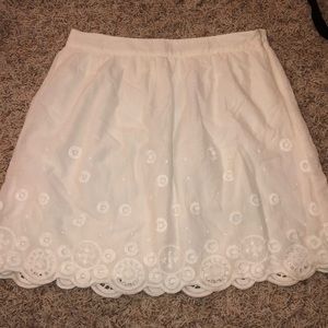 Lulus White Skirt